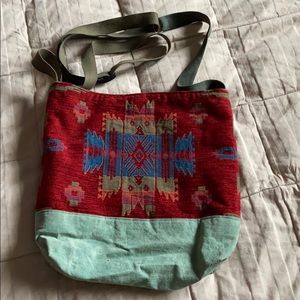Cross Body bag with Aztec design